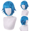 LOL Arcane Young Jinx Blue Short Cosplay Wig