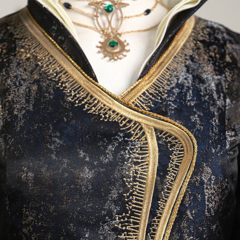 Wicked Madame Morrible Embroidery Cosplay Costumes