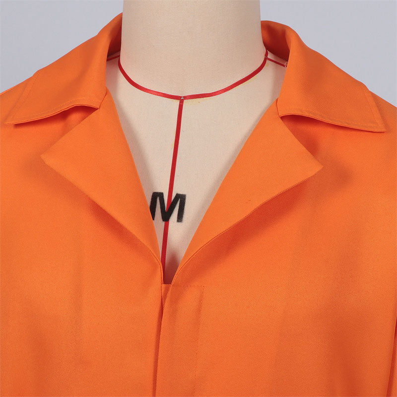 Luigi Mangione Cosplay Costume Orange DOC Prison Uniforms Halloween Costumes