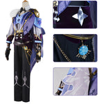 Game Genshin Impact Kaeya Alberich Cosplay Costumes