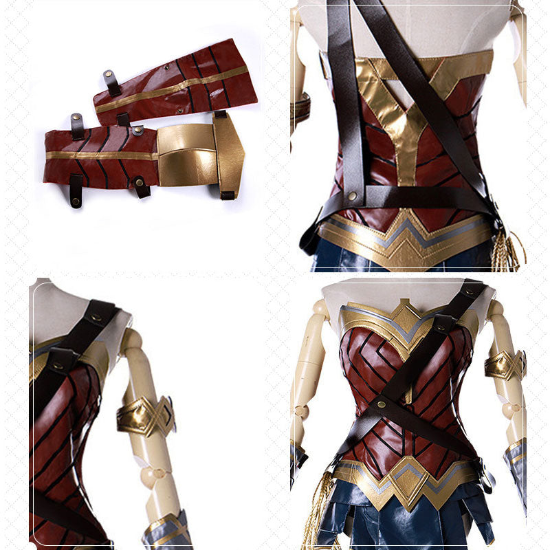 Movie Wonder Woman Princess Diana Cosplay Costume with Free Lasso of Truth