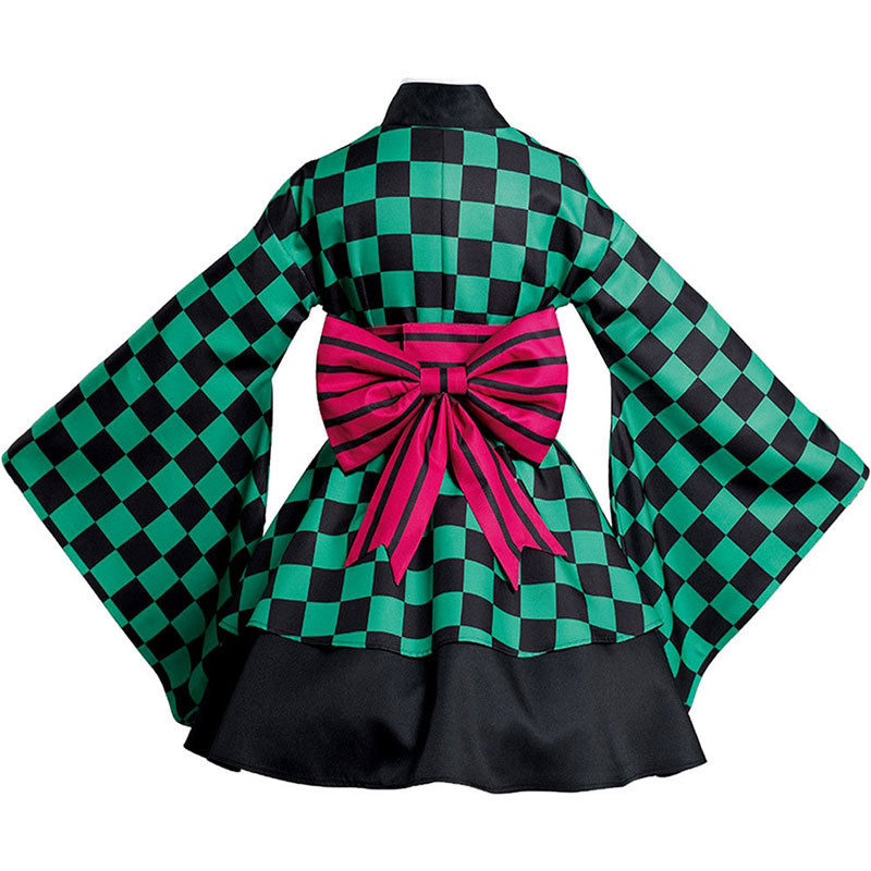 Demon Slayer Kimetsu no Yaiba Kimono Halloween Cosplay Costumes