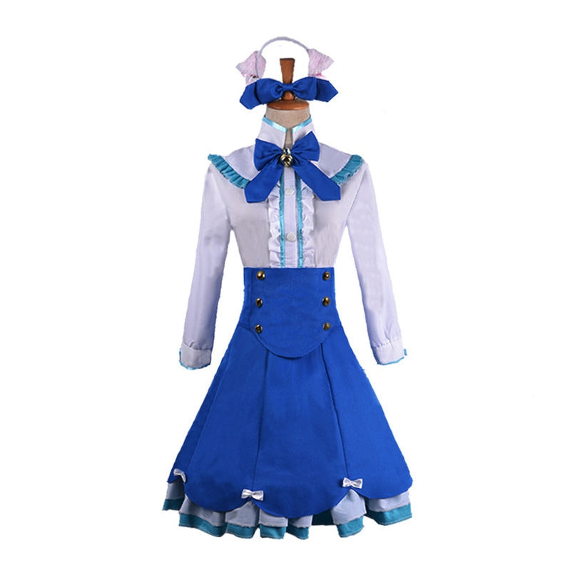 SBluuCosplay Anime Ninja Haruno Sakura Cosplay Costume 1st