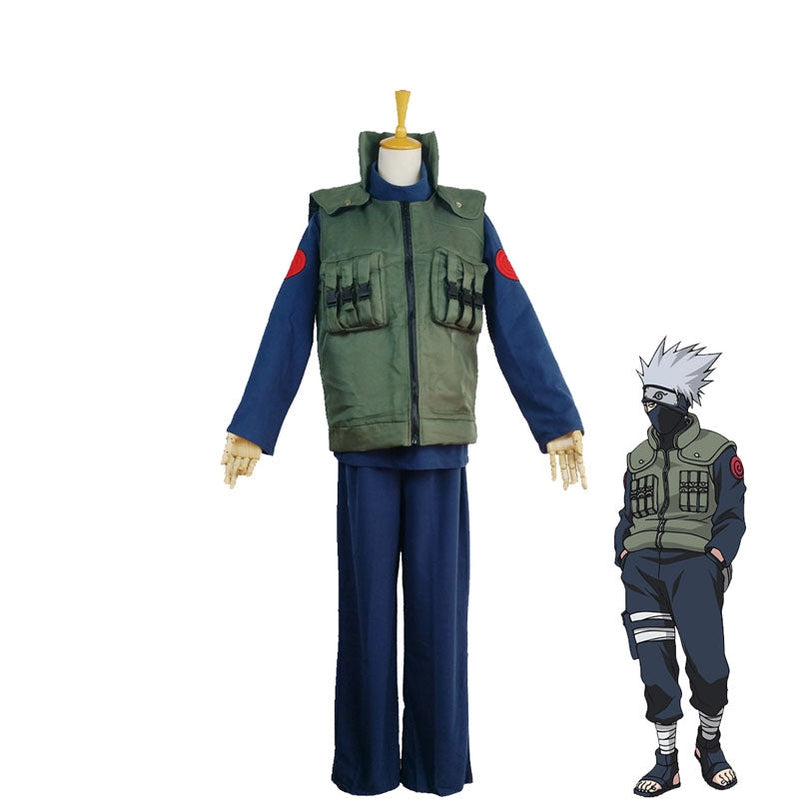 Ninja Kakashi Costume Hatake Naruto Cosplay Suit