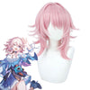 Game Honkai: Star Rail March 7th Pink Cosplay Wigs