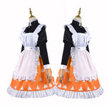 Demon Slayer Kimetsu no Yaiba Zenitsu Agatsuma Lolita Maid Cosplay Costumes