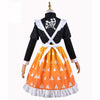 Demon Slayer Kimetsu no Yaiba Zenitsu Agatsuma Lolita Maid Cosplay Costumes