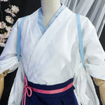 Genshin Impact Kamisato Ayaka Tsubaki in Thawing Snow Kimono Halloween Cosplay Costumes